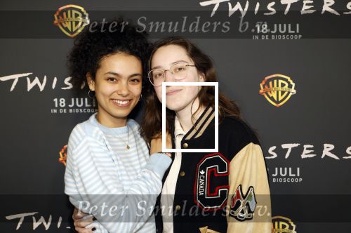 Hilversum 16 juli 2024
Premiere Twisters in bioscoop in Hilversum. Julia Tan met partner