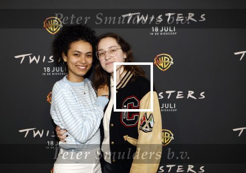 Hilversum 16 juli 2024
Premiere Twisters in bioscoop in Hilversum. Julia Tan met partner