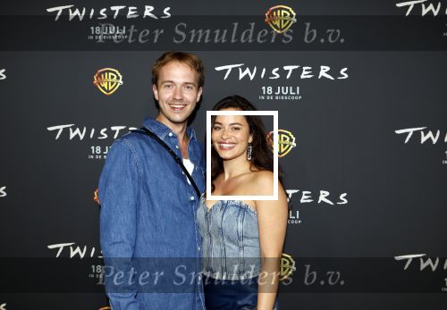 Hilversum 16 juli 2024
Premiere Twisters in bioscoop in Hilversum. Keoma Aidhen en Martijn Noort