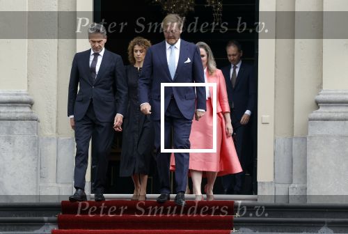 Den Haag 2 juli 2024
Bordesfoto bij Paleis Huis ten Bosch presentatie nieuw kabinet Schoof 1 ; Koning Willem-Alexander, Minister-President Dick Schoof, NSC Judith Uitermark, BBB Mona Keijzer, NSC Caspar Veldkamp, PVV Reinette Klever, VVD Ruben Brekelmans, VVD Eelco Heinen, PVV Dirk Beljaarts, VVD Sophie Hermans, VVD Eelco Heinen PVV Barry Madlener, VVD David van Weel, PVV Marjolein Faber, BBB Femke Wiersma, NSC Eppo Bruins, NSC Eddy van Hijum, PVV Fleur Agema