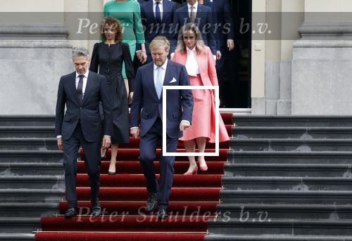 Den Haag 2 juli 2024
Bordesfoto bij Paleis Huis ten Bosch presentatie nieuw kabinet Schoof 1 ; Koning Willem-Alexander, Minister-President Dick Schoof, NSC Judith Uitermark, BBB Mona Keijzer, NSC Caspar Veldkamp, PVV Reinette Klever, VVD Ruben Brekelmans, VVD Eelco Heinen, PVV Dirk Beljaarts, VVD Sophie Hermans, VVD Eelco Heinen PVV Barry Madlener, VVD David van Weel, PVV Marjolein Faber, BBB Femke Wiersma, NSC Eppo Bruins, NSC Eddy van Hijum, PVV Fleur Agema