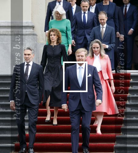 Den Haag 2 juli 2024
Bordesfoto bij Paleis Huis ten Bosch presentatie nieuw kabinet Schoof 1 ; Koning Willem-Alexander, Minister-President Dick Schoof, NSC Judith Uitermark, BBB Mona Keijzer, NSC Caspar Veldkamp, PVV Reinette Klever, VVD Ruben Brekelmans, VVD Eelco Heinen, PVV Dirk Beljaarts, VVD Sophie Hermans, VVD Eelco Heinen PVV Barry Madlener, VVD David van Weel, PVV Marjolein Faber, BBB Femke Wiersma, NSC Eppo Bruins, NSC Eddy van Hijum, PVV Fleur Agema