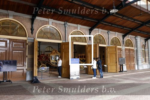 Den Haag 16 juli 2024
Binnen kijken in paleis Noordeinde en de koninklijke stallen die weer open gaan voor publiek . Koninklijke Stallen persdag
