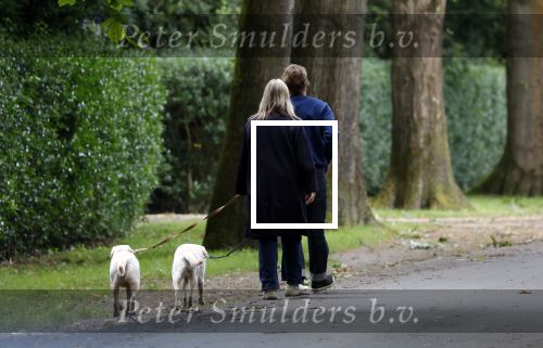 Huizen 6 en n7 juli 2024
Linda de Mol en partner Jeroen Rietbergen wandelend met hun honden rondom hun huis .