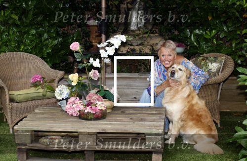 Naarden 12 juli 2024
Loeki Knol thuis met haar hond.