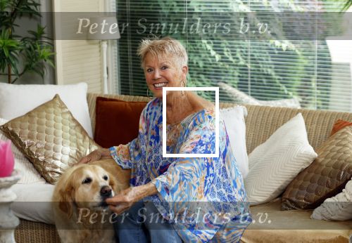 Naarden 12 juli 2024
Loeki Knol thuis met haar hond.
