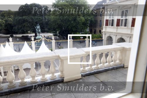 Den Haag 16 juli 2024
Binnen kijken in paleis Noordeinde en de koninklijke stallen die weer open gaan voor publiek . Paleis Noordeinde het balkon