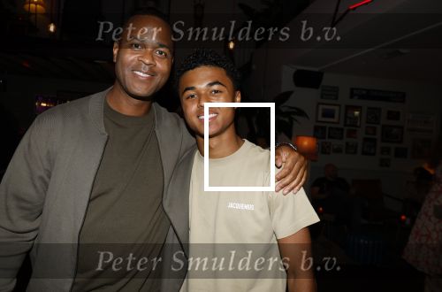 Amsterdam 15 juli 2024
Nino Wilkes en Leontine Ruiters bij Boom Boom Chicago.. Patrick Kluivert met zijn zoon Shane Kluivert