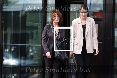 Lelystad 16 juli 2024
Patty Harpenau komt samen met haar advocaat de rechtbank van Lelystad uit.