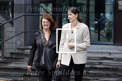 Lelystad 16 juli 2024
Patty Harpenau komt samen met haar advocaat de rechtbank van Lelystad uit.