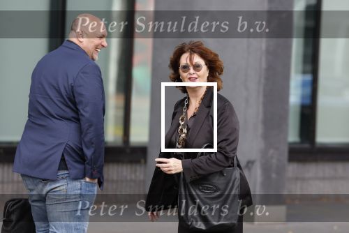 Lelystad 16 juli 2024
Patty Harpenau komt samen met haar advocaat de rechtbank van Lelystad uit.