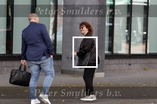 Lelystad 16 juli 2024
Patty Harpenau komt samen met haar advocaat de rechtbank van Lelystad uit.