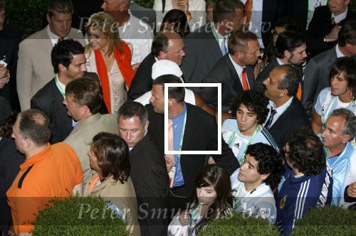 Frankfurt 21 juni 2006
Nederland tegen Argentinie tijdens de wk 2006 in duitsland.
Diego Maradona