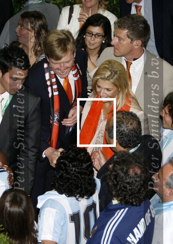Frankfurt 21 juni 2006
Nederland tegen Argentinie tijdens de wk 2006 in duitsland.
Diego Maradona