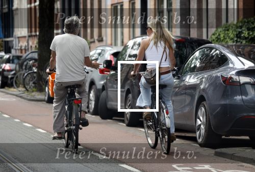 Amsterdam 18 juli 2024
Victor Reinier en zijn vriend op terras en ndaarna fietsend naar zijn huis in Amsterdam zuid..