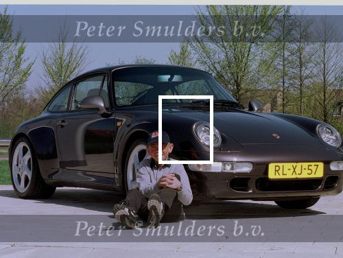 April 1997
Bart de Graaff met zijn nieuwe porsche auto