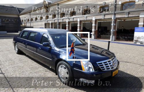Den Haag 15 juli 2025
Paleis Noordeinde en de koninklijke stallen worden weer opengesteld voor publiek . Cadillac DTS Limousine