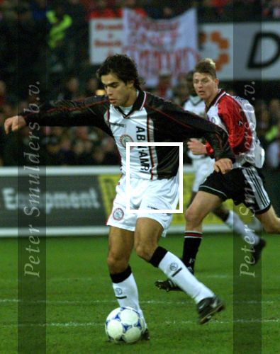 Rotterdam, 20 december 1998
Feyenoord-AJAX, eindstand 1-1
DANI op de achtergrond Jon Dahl Tomasson
