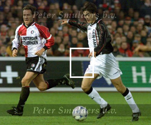 Rotterdam, 20 december 1998
Feyenoord-AJAX, eindstand 1-1
Dani contra Jean Paul v Gastel