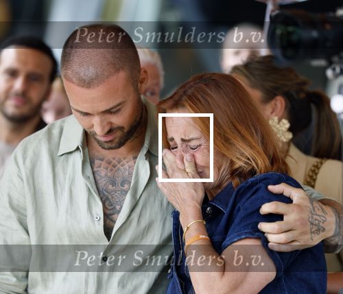Amsterdam 13 juli 2025
Presentatie boek Dave Roelvink bij restaurant de Bosbaan . Aanwezig oa zijn vriendin Marijn Kuipers vader Dries Roelvink Honoria Roelvink Donny Roelvink en zijn moeder Lucienne Kenter.