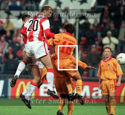 Eindhoven, 9 december 1998
Dmitri Khokhlov scoort 1-0
PSV-Benfica