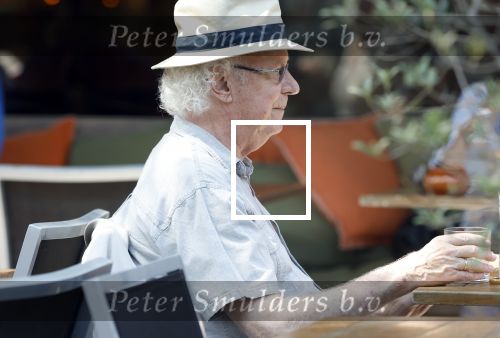 Amsterdam 1 juli 2025
Eddy Habbema met zijn vrouw op terras.