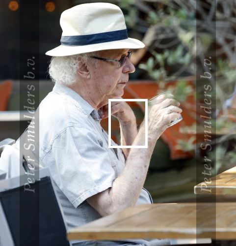 Amsterdam 1 juli 2025
Eddy Habbema met zijn vrouw op terras.
