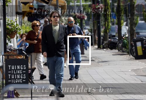 Amsterdam 15 juli 2025
Hans Teeuwen op straat  in Amsterdam zuid.