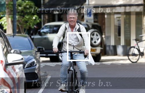Amsterdam 15 juli 2025
Jack Spijkerman op de fiets  in Amsterdam zuid.