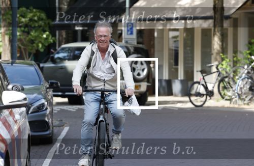 Amsterdam 15 juli 2025
Jack Spijkerman op de fiets  in Amsterdam zuid.