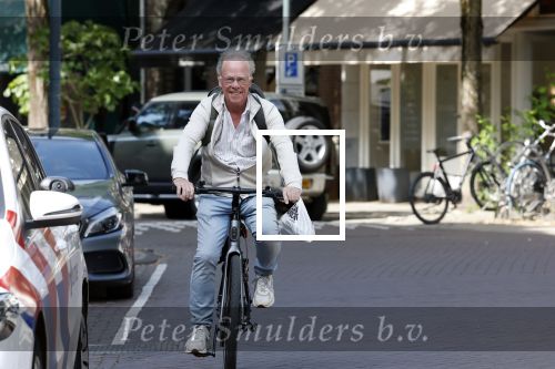 Amsterdam 15 juli 2025
Jack Spijkerman op de fiets  in Amsterdam zuid.