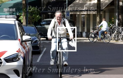 Amsterdam 15 juli 2025
Jack Spijkerman op de fiets  in Amsterdam zuid.