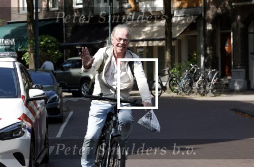 Amsterdam 15 juli 2025
Jack Spijkerman op de fiets  in Amsterdam zuid.