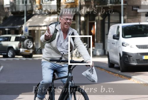 Amsterdam 15 juli 2025
Jack Spijkerman op de fiets  in Amsterdam zuid.