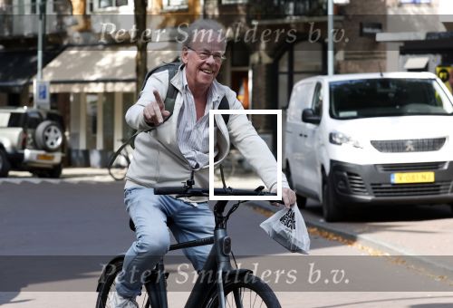 Amsterdam 15 juli 2025
Jack Spijkerman op de fiets  in Amsterdam zuid.