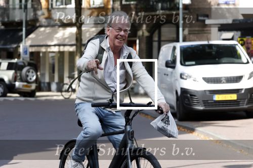 Amsterdam 15 juli 2025
Jack Spijkerman op de fiets  in Amsterdam zuid.