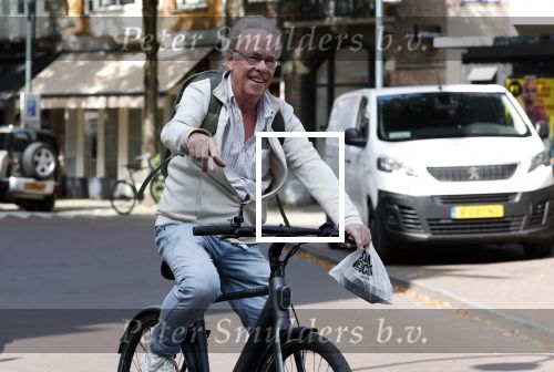 Amsterdam 15 juli 2025
Jack Spijkerman op de fiets  in Amsterdam zuid.