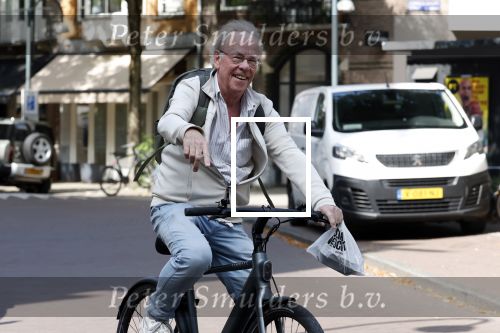 Amsterdam 15 juli 2025
Jack Spijkerman op de fiets  in Amsterdam zuid.