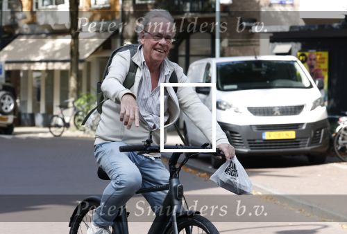 Amsterdam 15 juli 2025
Jack Spijkerman op de fiets  in Amsterdam zuid.