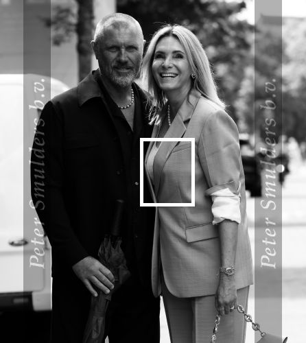 Amsterdam 16 juli 2025
John de Wolf met zijn vrouw  Inge Zijdenbos op de pc hooftstraat.