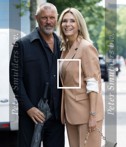 Amsterdam 16 juli 2025
John de Wolf met zijn vrouw  Inge Zijdenbos op de pc hooftstraat.