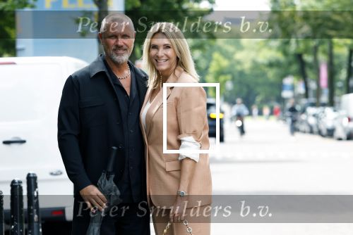 Amsterdam 16 juli 2025
John de Wolf met zijn vrouw  Inge Zijdenbos op de pc hooftstraat.