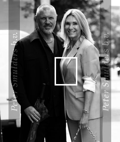 Amsterdam 16 juli 2025
John de Wolf met zijn vrouw  Inge Zijdenbos op de pc hooftstraat.