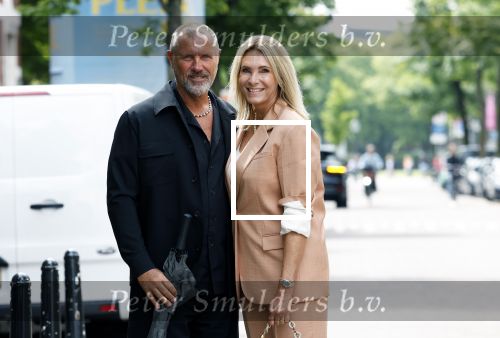Amsterdam 16 juli 2025
John de Wolf met zijn vrouw  Inge Zijdenbos op de pc hooftstraat.