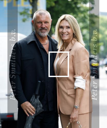 Amsterdam 16 juli 2025
John de Wolf met zijn vrouw  Inge Zijdenbos op de pc hooftstraat.