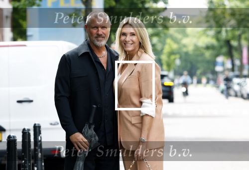 Amsterdam 16 juli 2025
John de Wolf met zijn vrouw  Inge Zijdenbos op de pc hooftstraat.