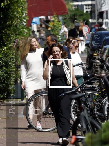 Amsterdam 17 juli 2025
Johnny van t Schip en Danielle  Zwanikken op terras en op straat in het centrum van Amsterdam.