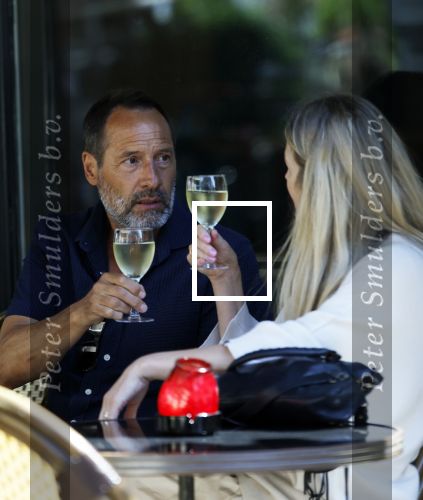 Amsterdam 17 juli 2025
Johnny van t Schip en Danielle  Zwanikken op terras en op straat in het centrum van Amsterdam.
