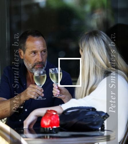 Amsterdam 17 juli 2025
Johnny van t Schip en Danielle  Zwanikken op terras en op straat in het centrum van Amsterdam.