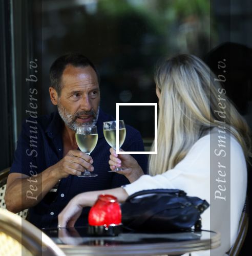 Amsterdam 17 juli 2025
Johnny van t Schip en Danielle  Zwanikken op terras en op straat in het centrum van Amsterdam.